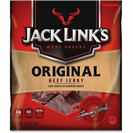 JACK LINKS Jack Linkft s Jack Links Original Beef Jerky, 2.85oz., RD/BK JCK87631